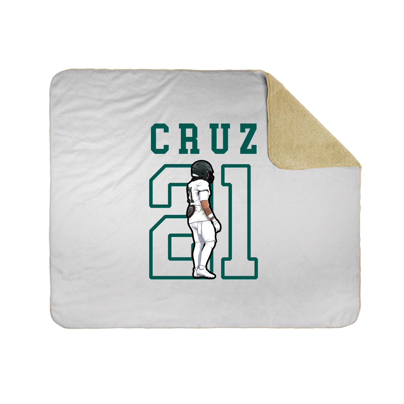 Throw Blanket — Shirsey in White