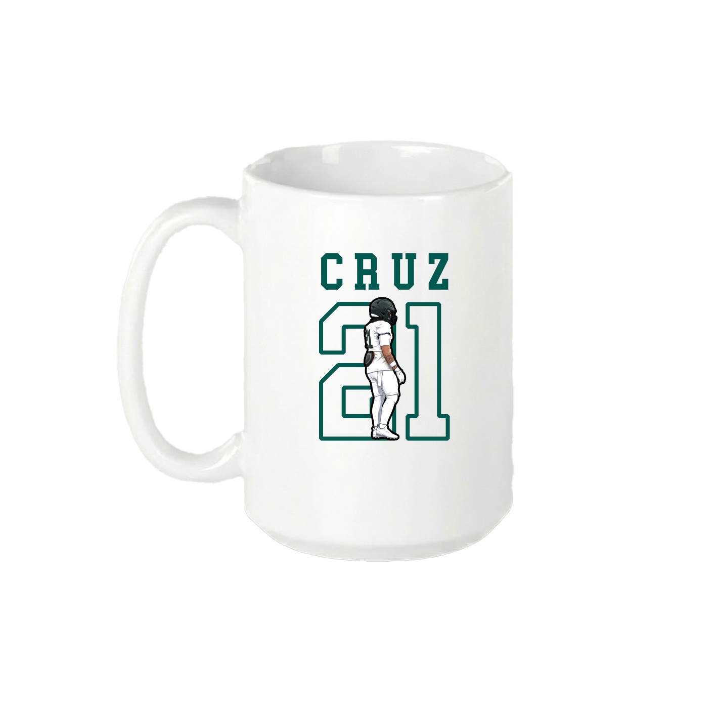 15oz Coffee Mug — Shirsey in White