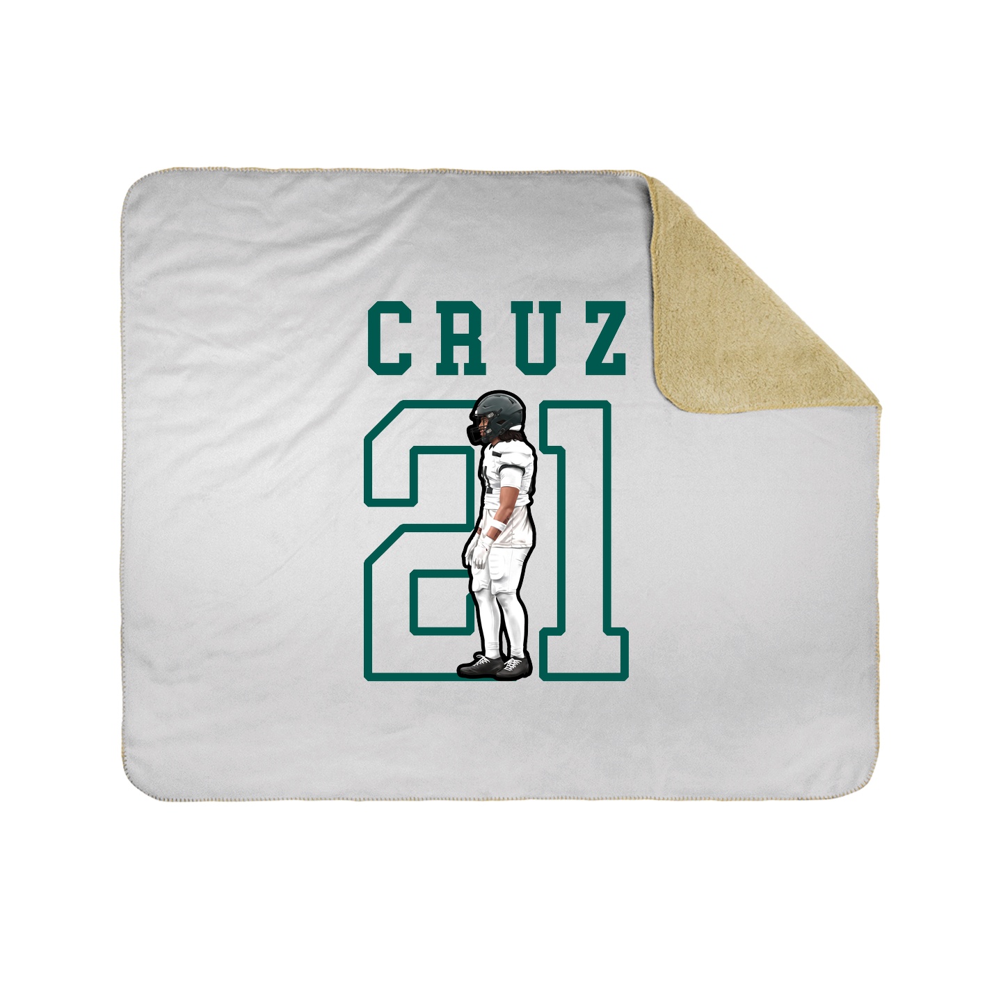 Throw Blanket — Shirsey in White