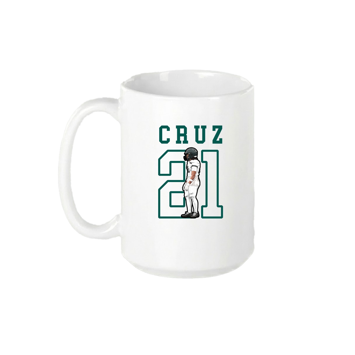 15oz Coffee Mug — Shirsey in White