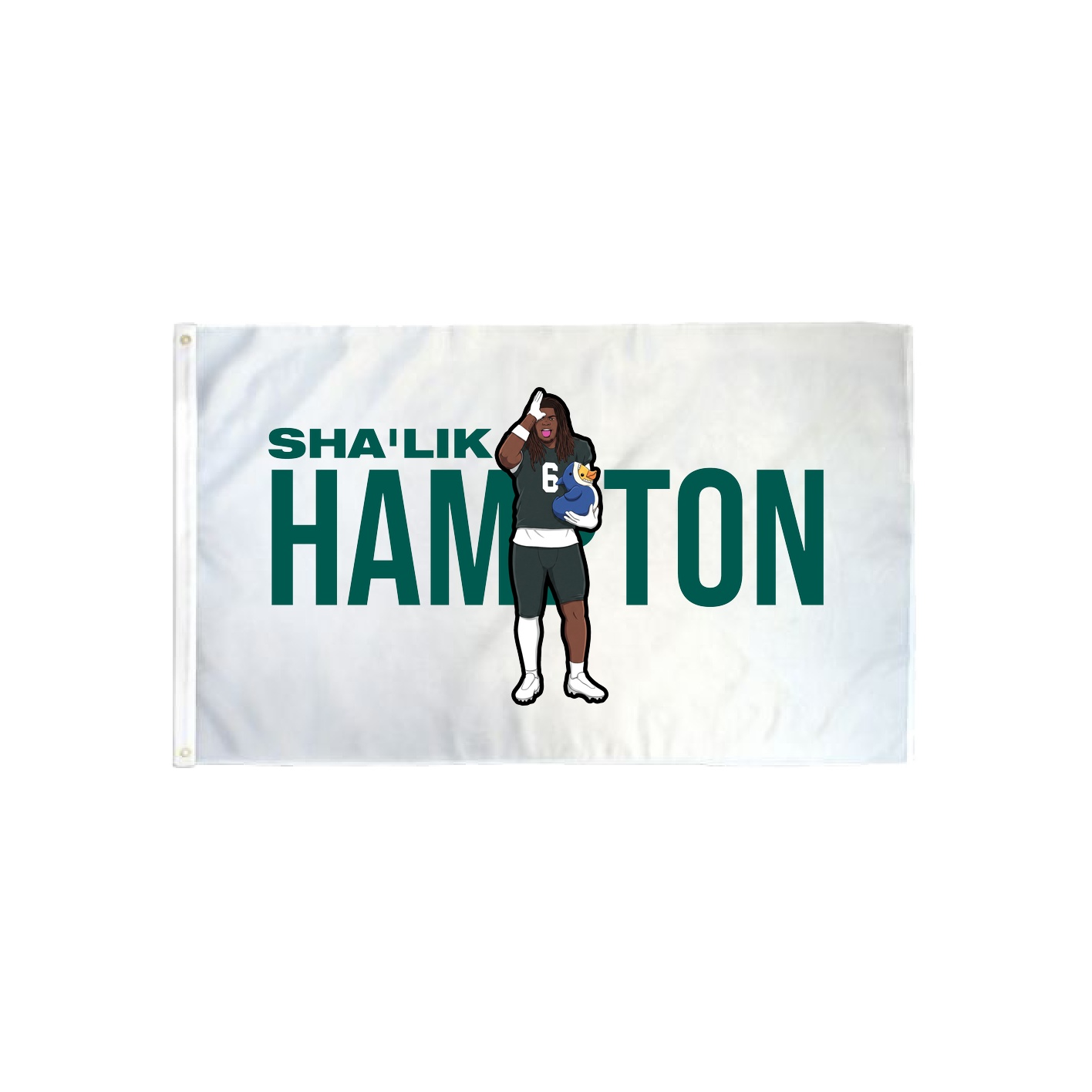 3x5 Flag — Player Name in Classic
