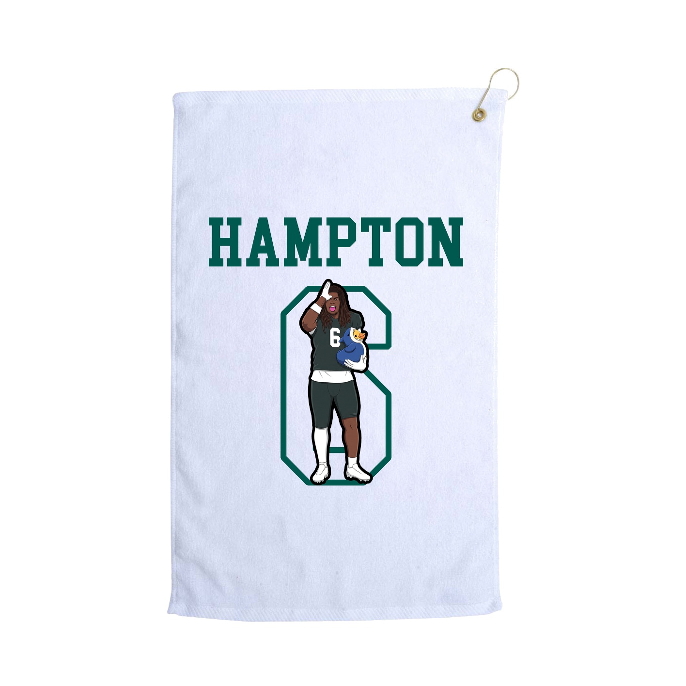 Golf Towel — Shirsey in White