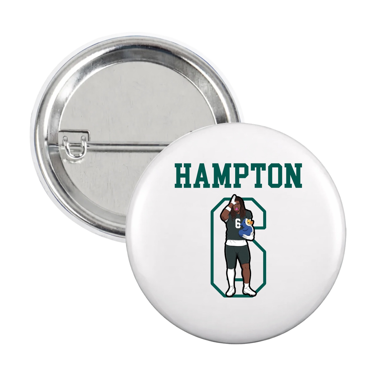 Game Day Button — Shirsey in White