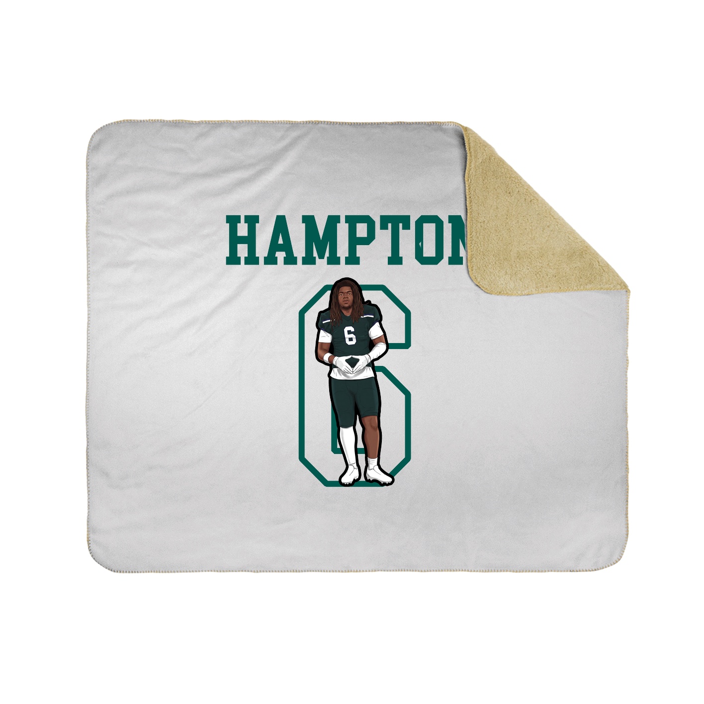Throw Blanket — Shirsey in White