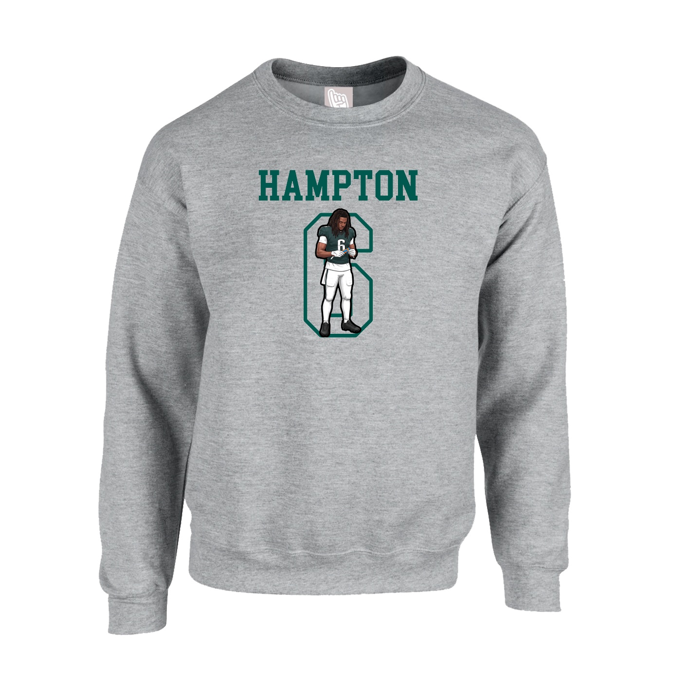 Fleece Crew — Shirsey in Grey