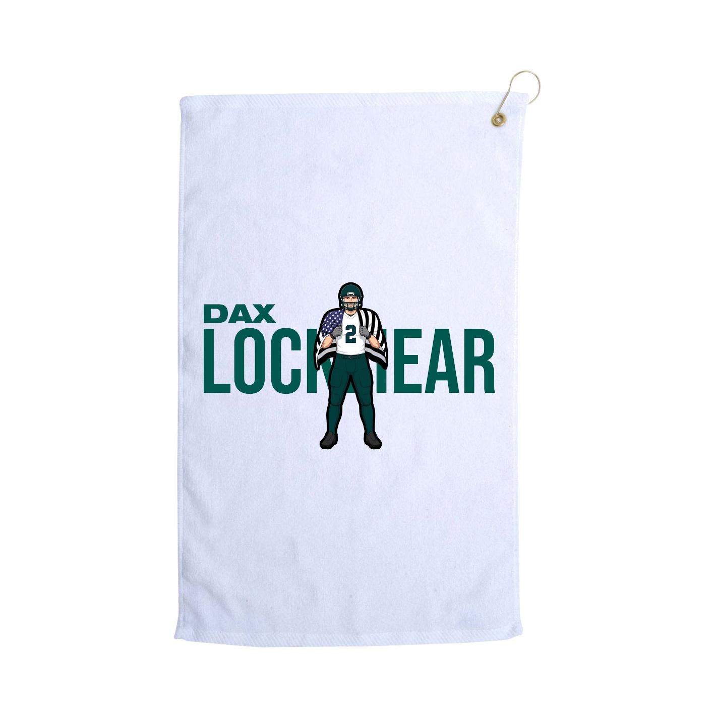 Golf Towel — Player Name in White