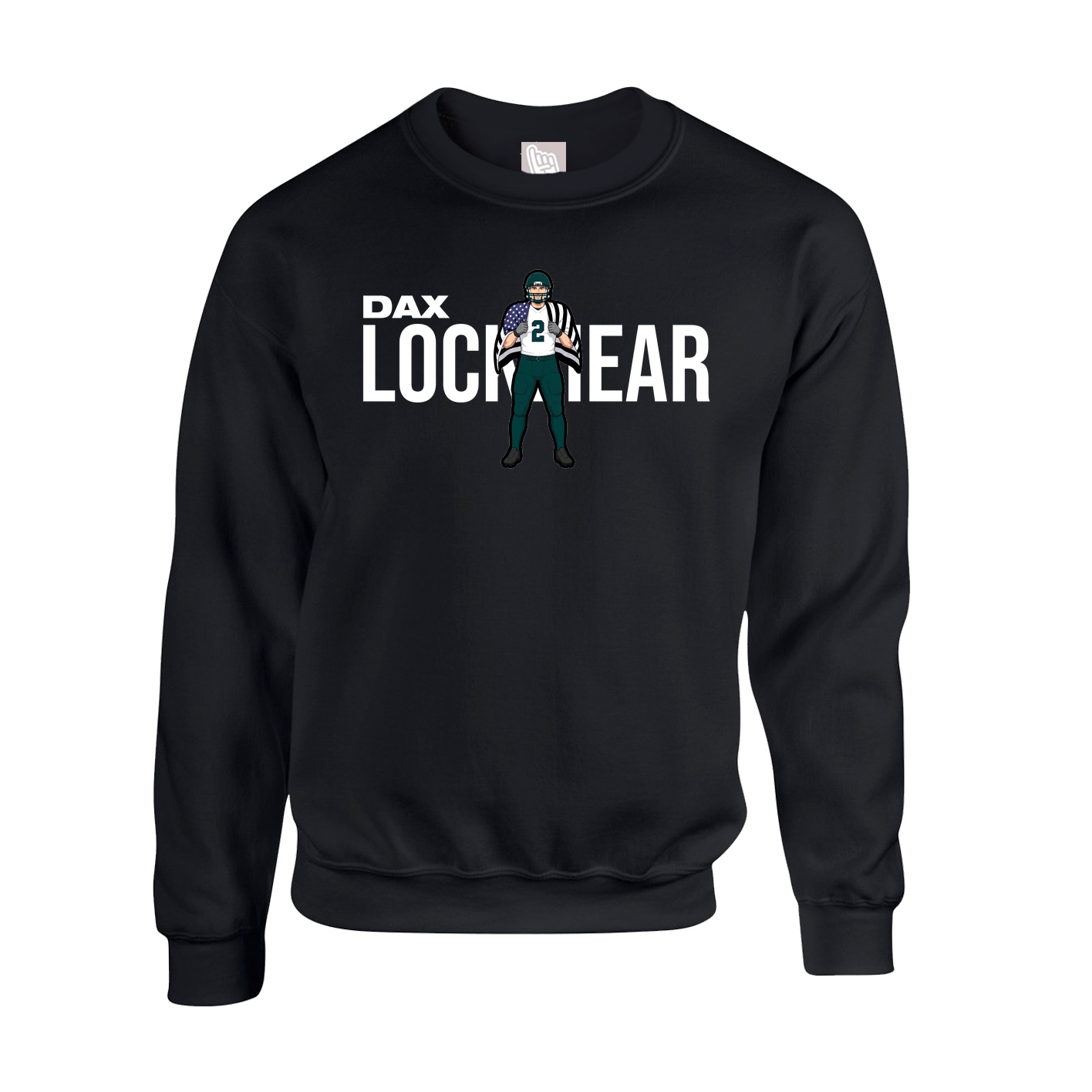 Fleece Crew — Player Name in Black