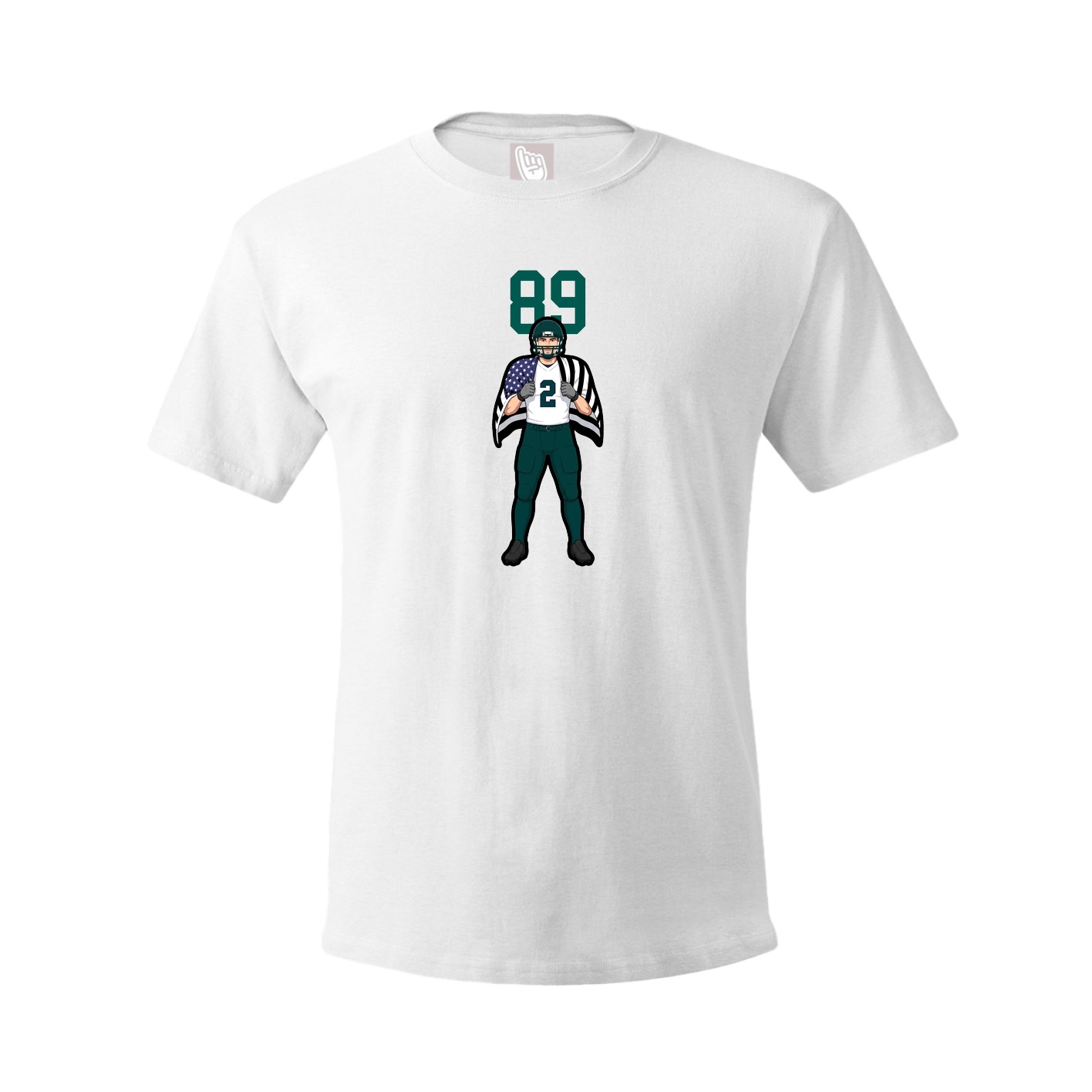 Tee — Number Top in White