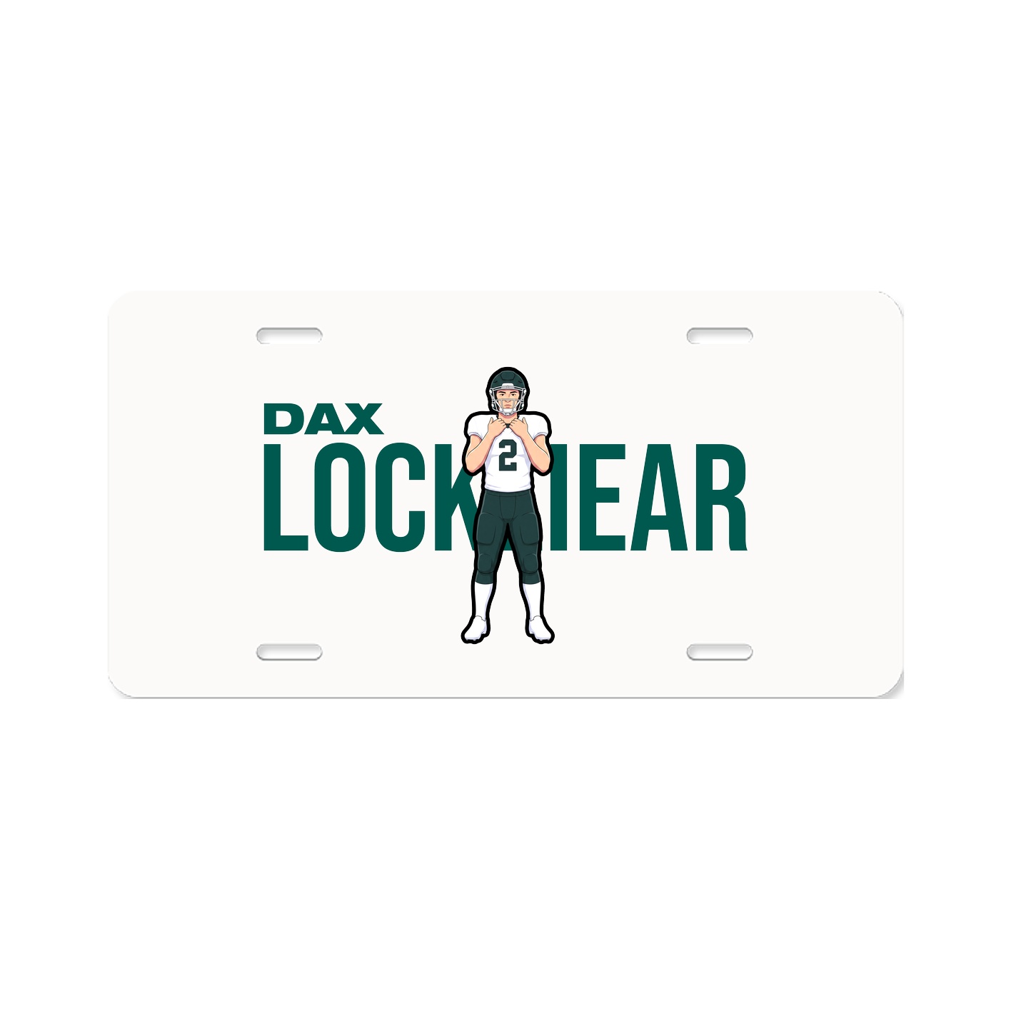 License Plate — Player Name in Classic