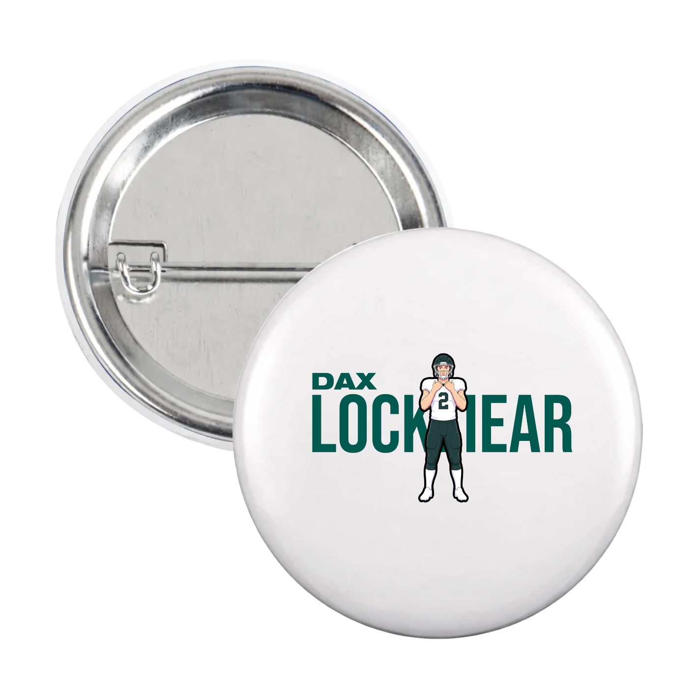 Game Day Button — Player Name in White