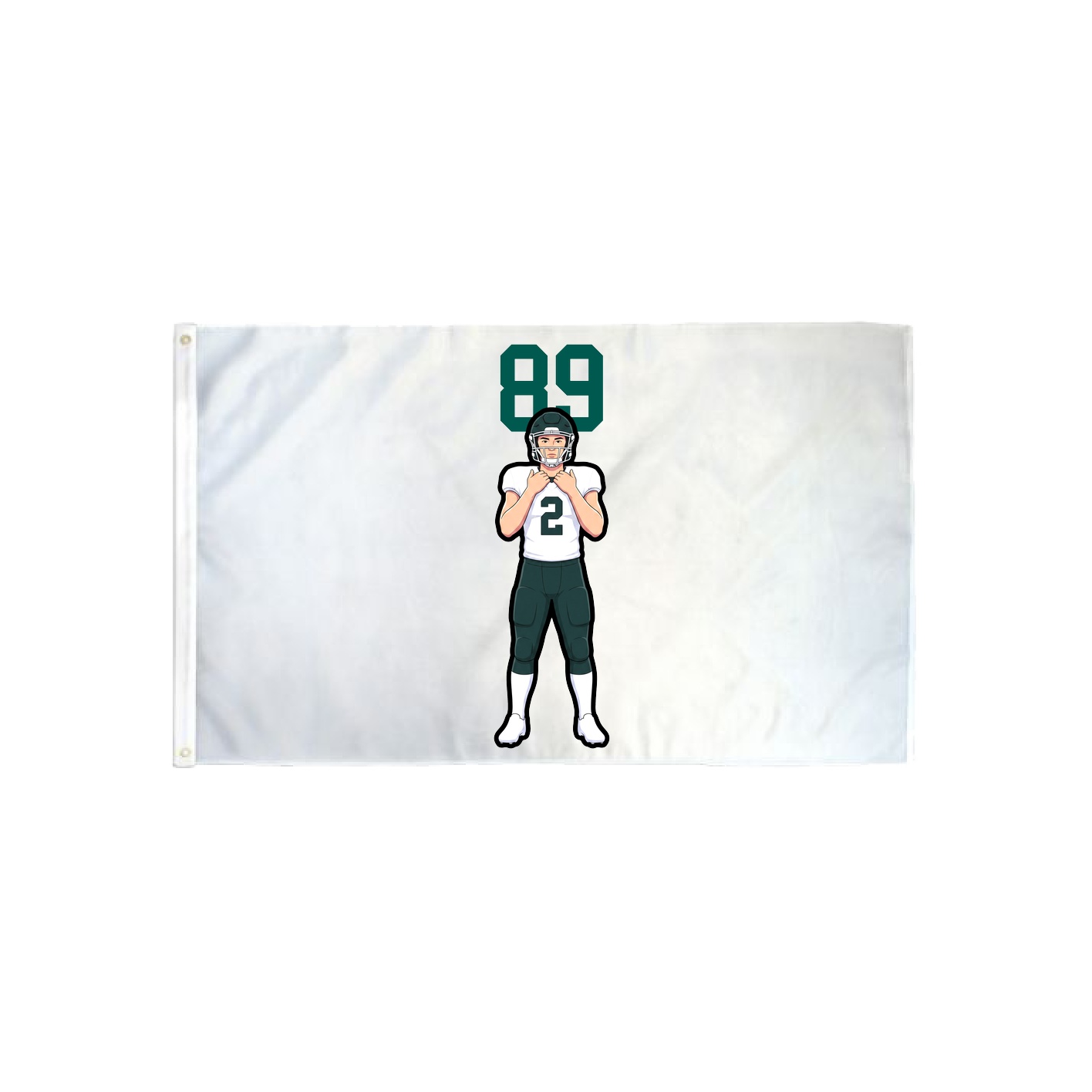 3x5 Flag — Number Top in Classic