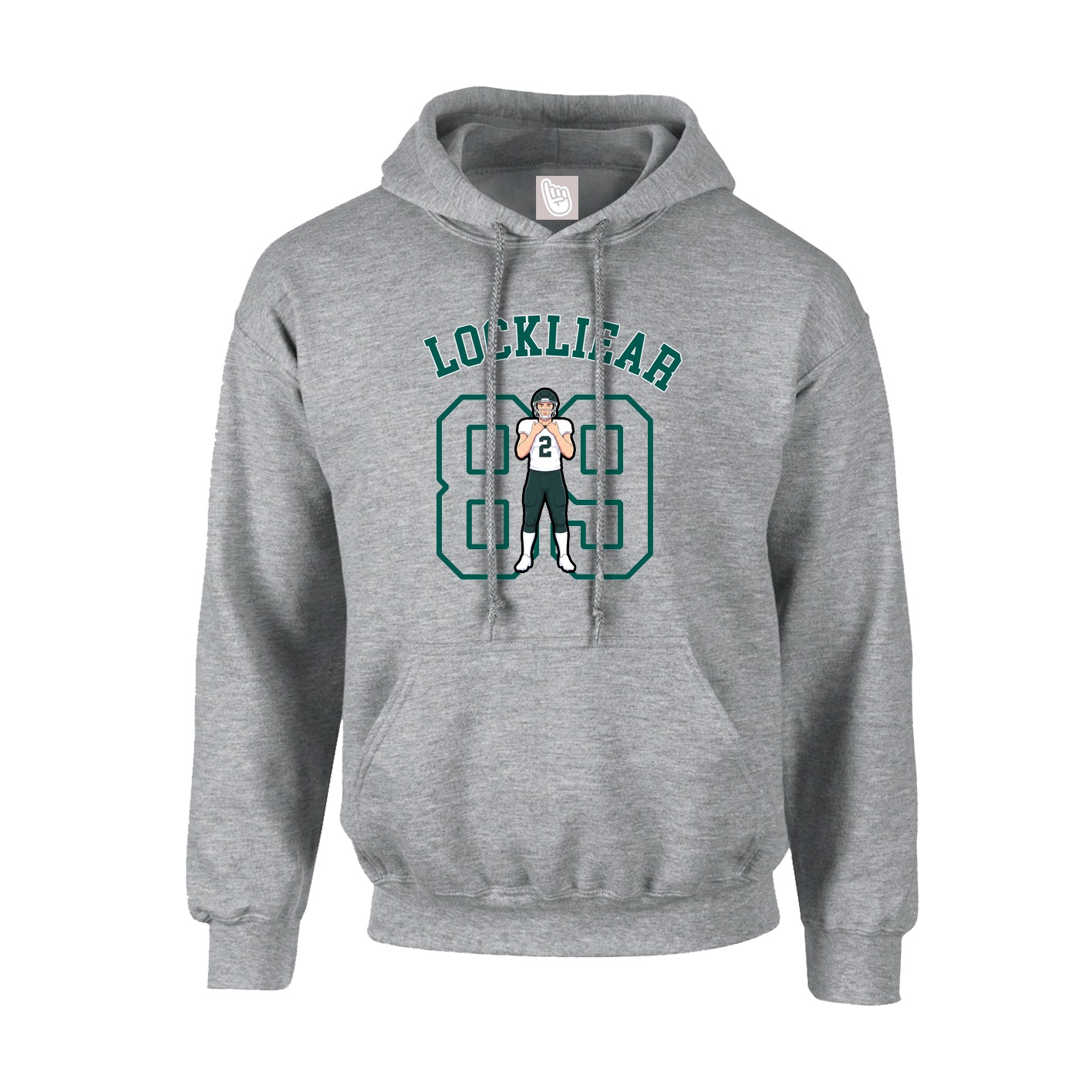 Youth Hoodie — Shirsey Arch in Grey