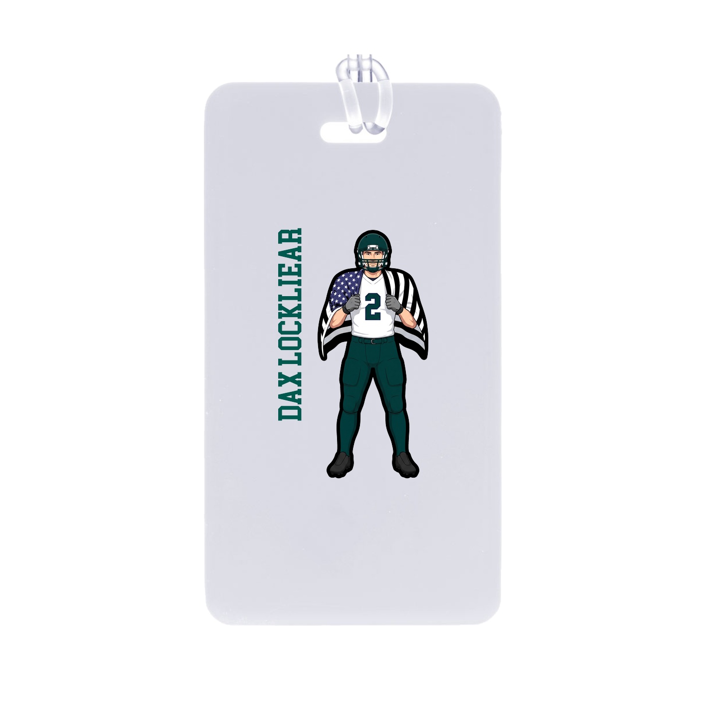 Bag Tag — Name Vertical in Classic