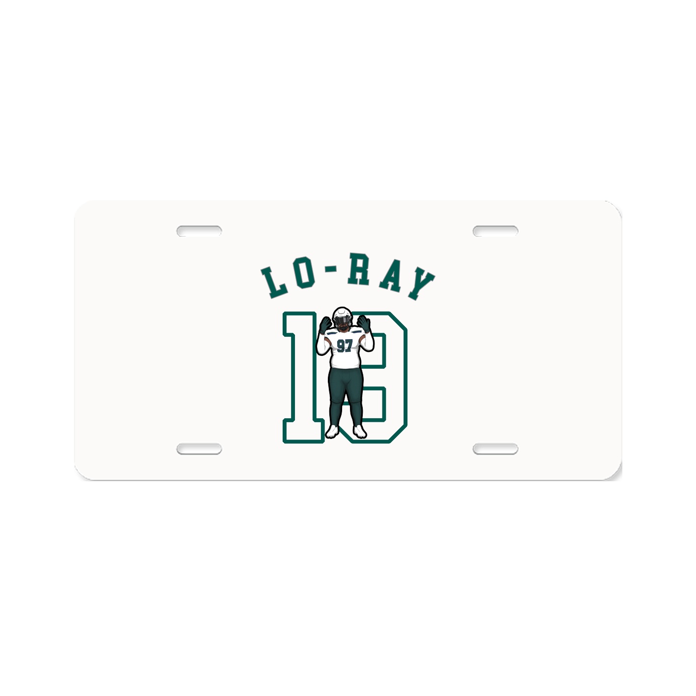 License Plate — Shirsey Arch in Classic