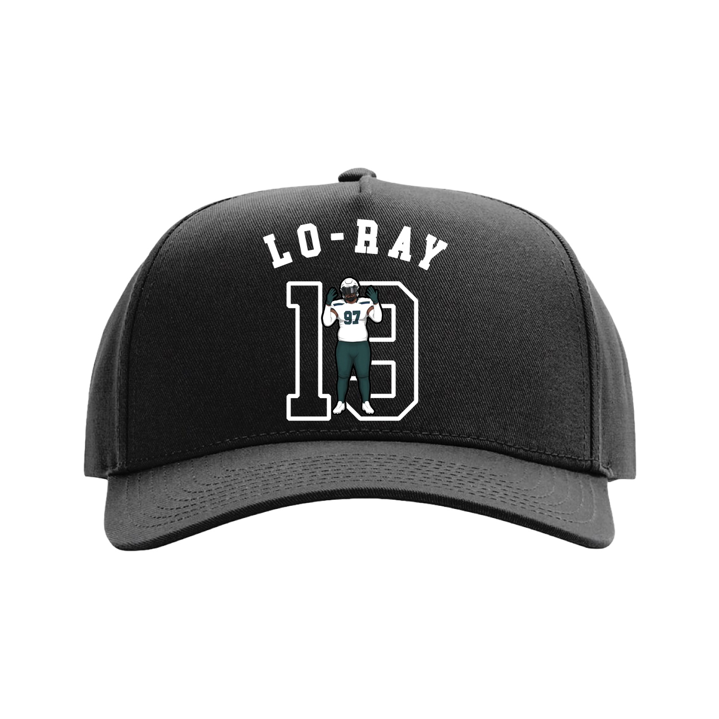 Full Fabric Five-Panel Champ Cap