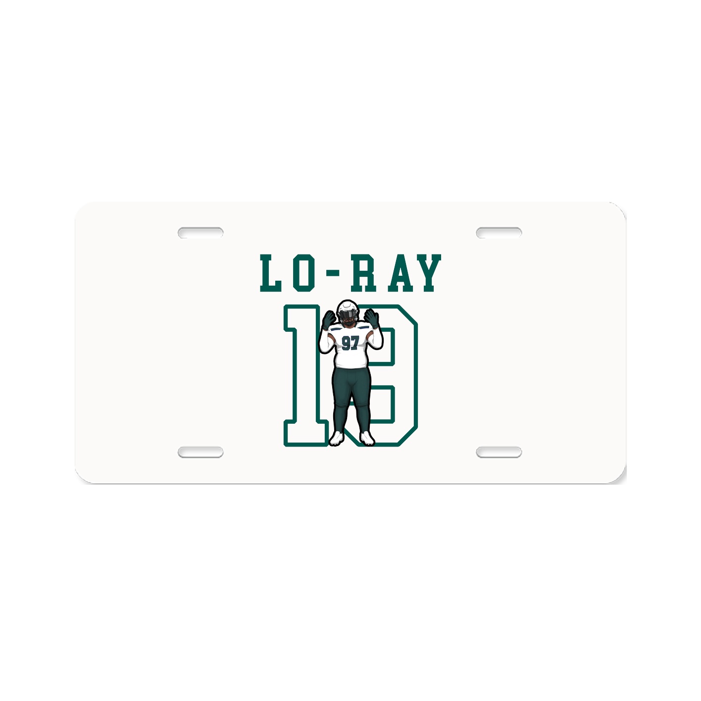 License Plate — Shirsey in Classic