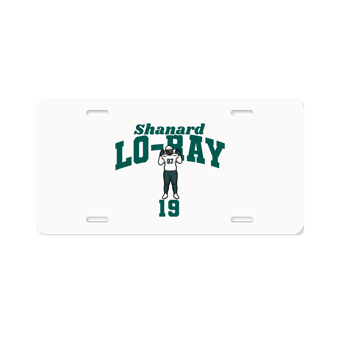 License Plate — Signature Arch in Classic