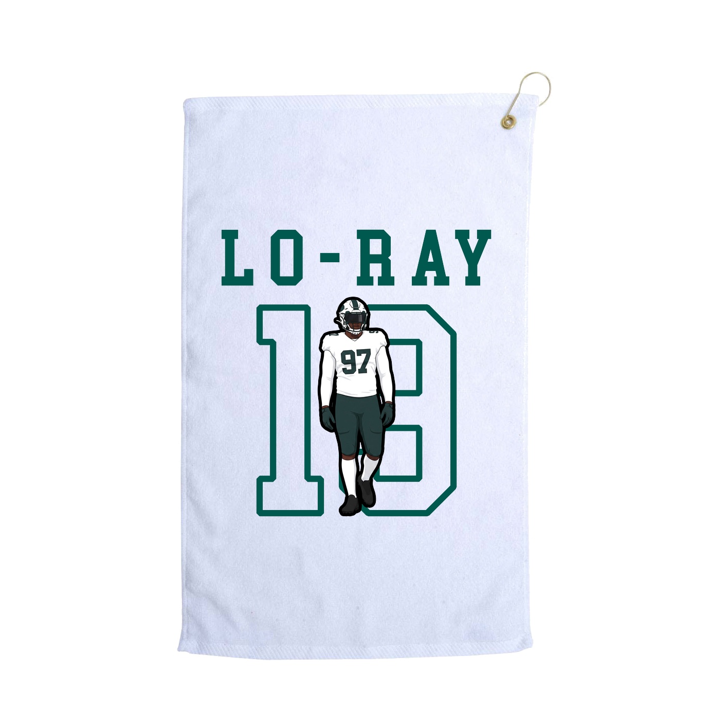 Golf Towel — Shirsey in White