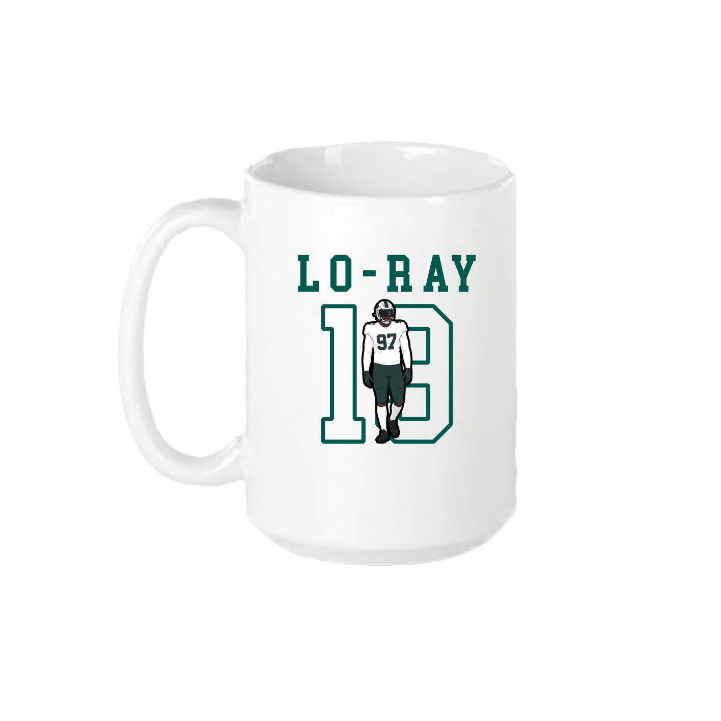 15oz Coffee Mug — Shirsey in White