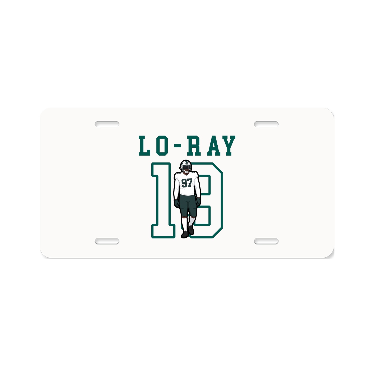 License Plate — Shirsey in Classic