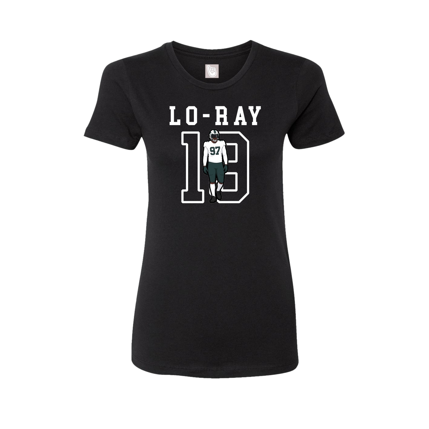 Fitted Women's Tee — Shirsey in Black