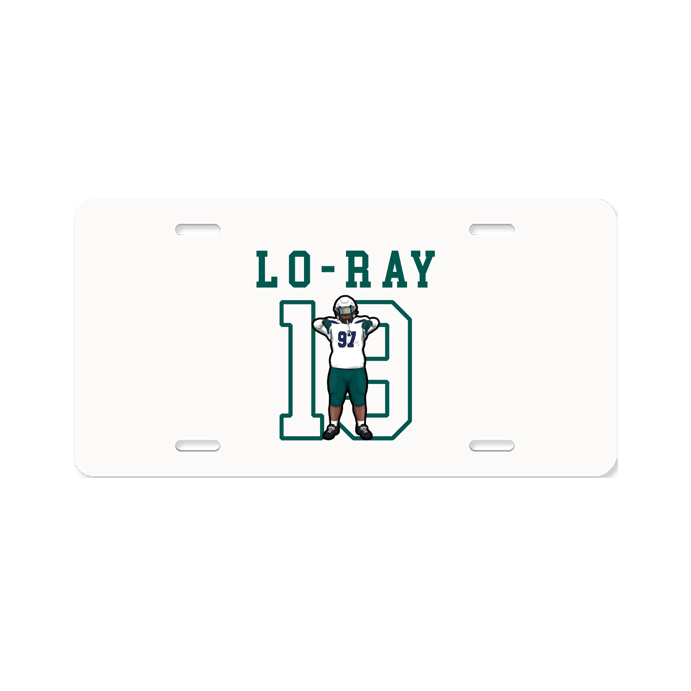 License Plate — Shirsey in Classic
