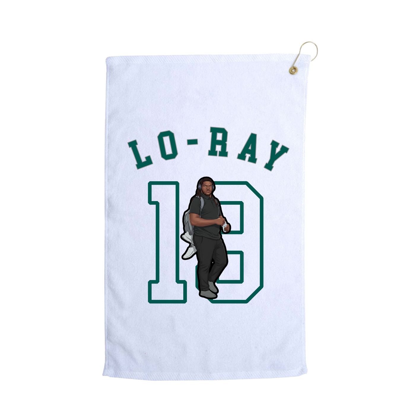 Golf Towel — Shirsey Arch in White