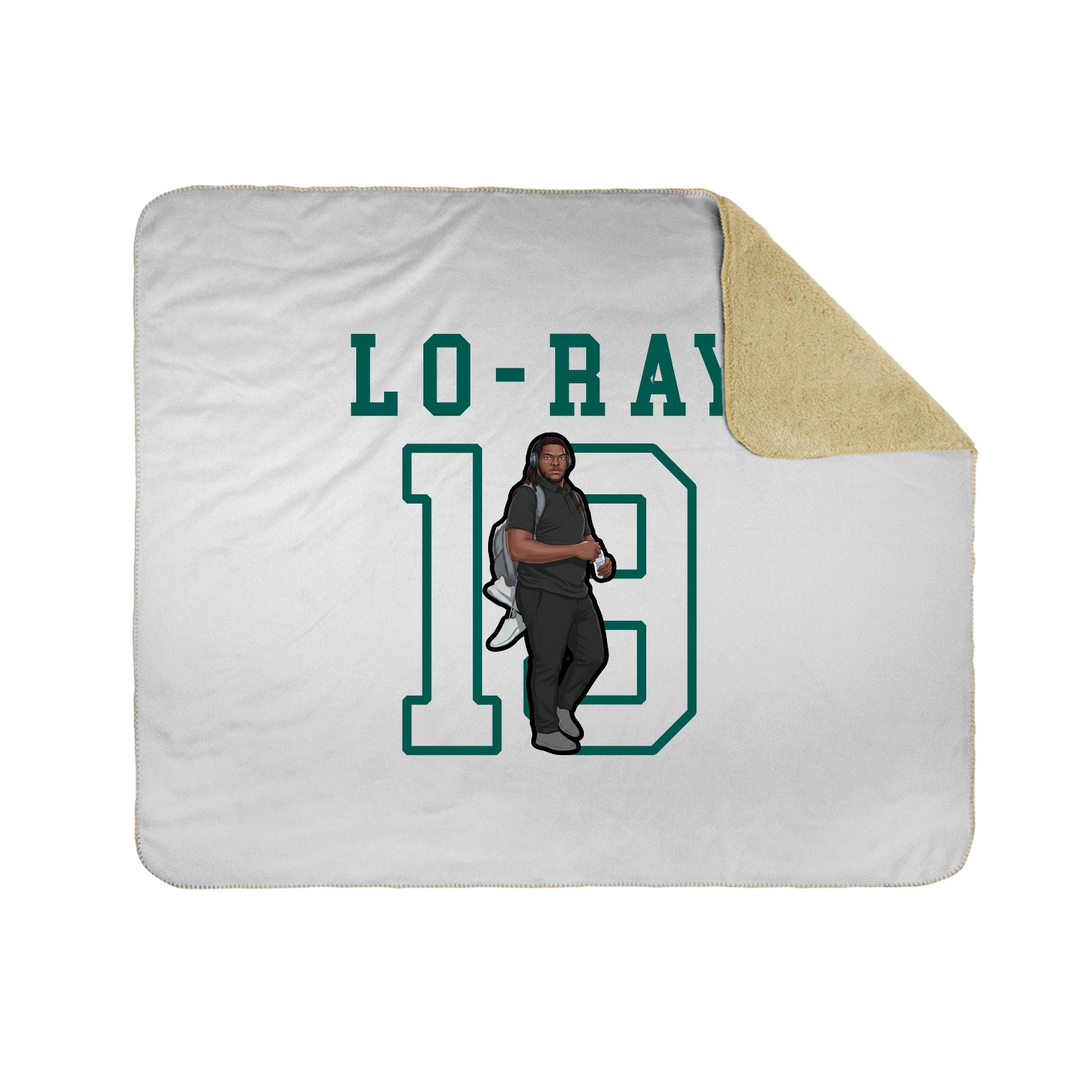 Throw Blanket — Shirsey in White