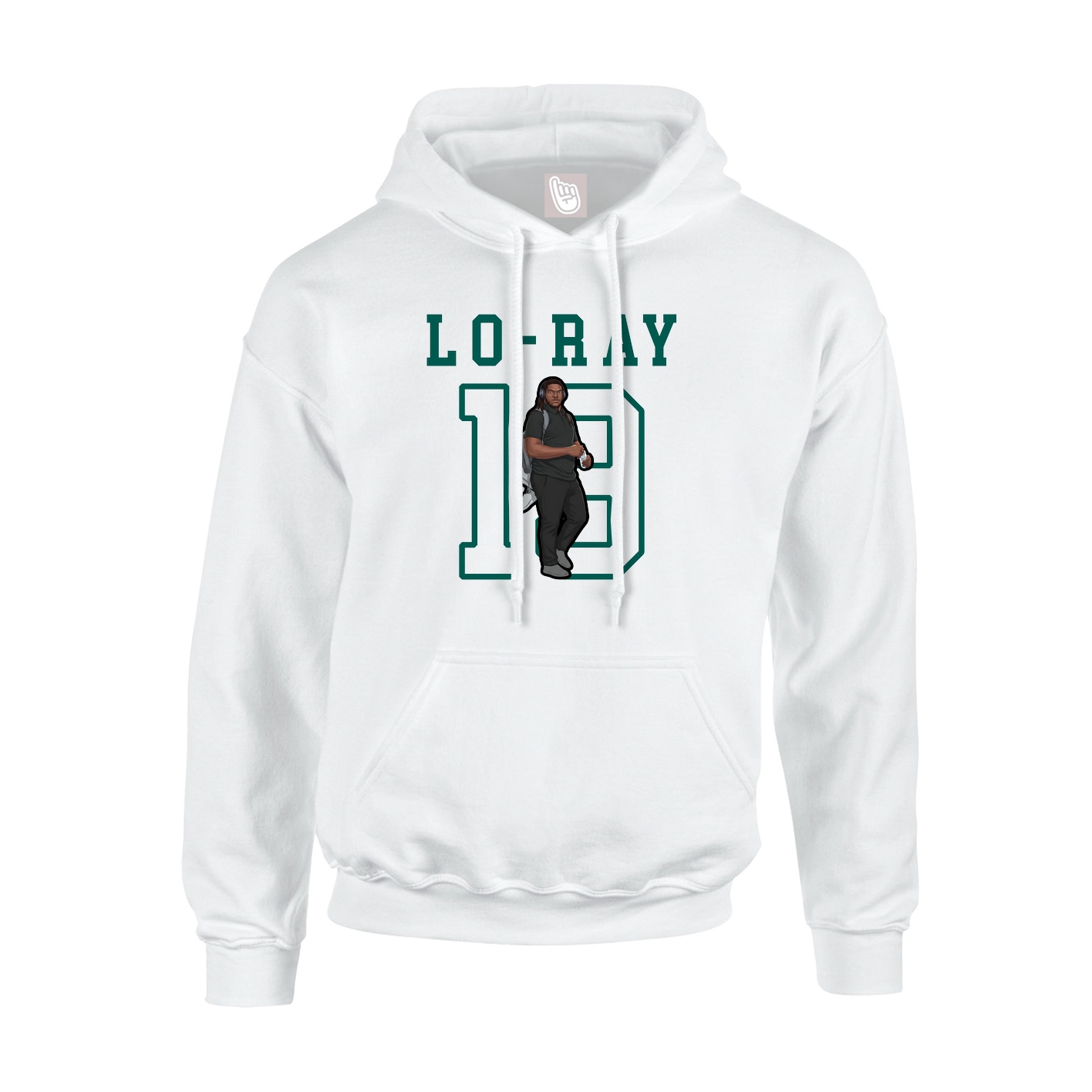Youth Hoodie — Shirsey in White
