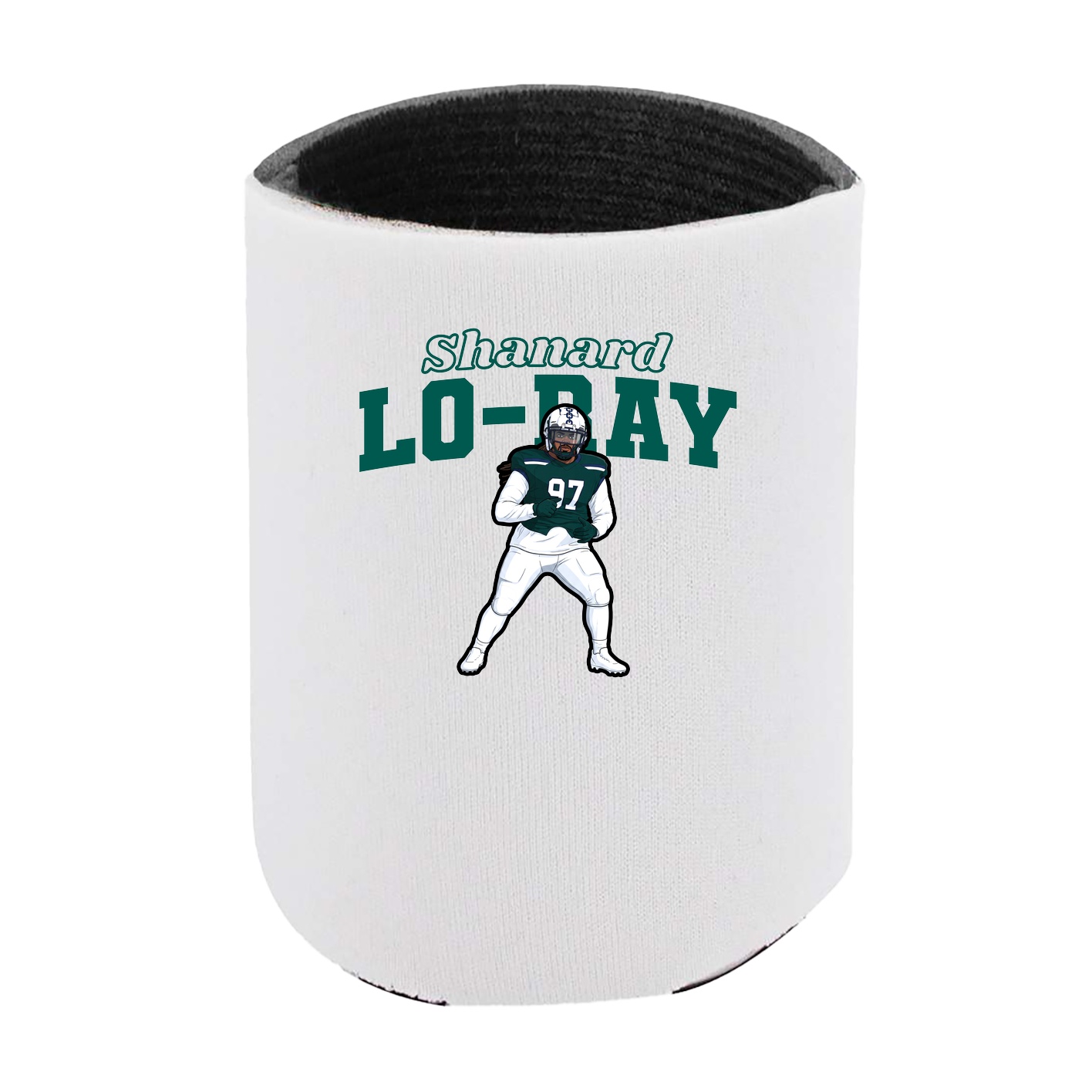 Can Holder — Name Arch in White