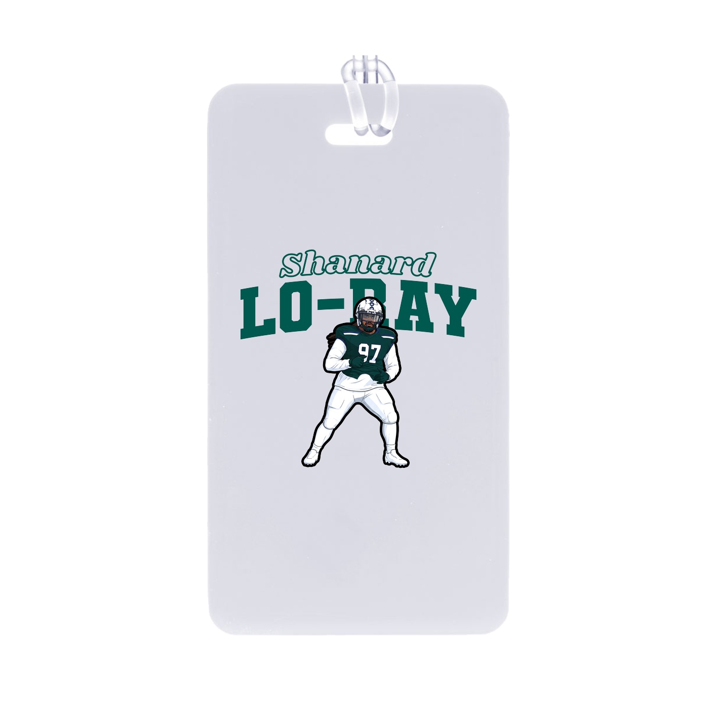 Bag Tag — Name Arch in Classic