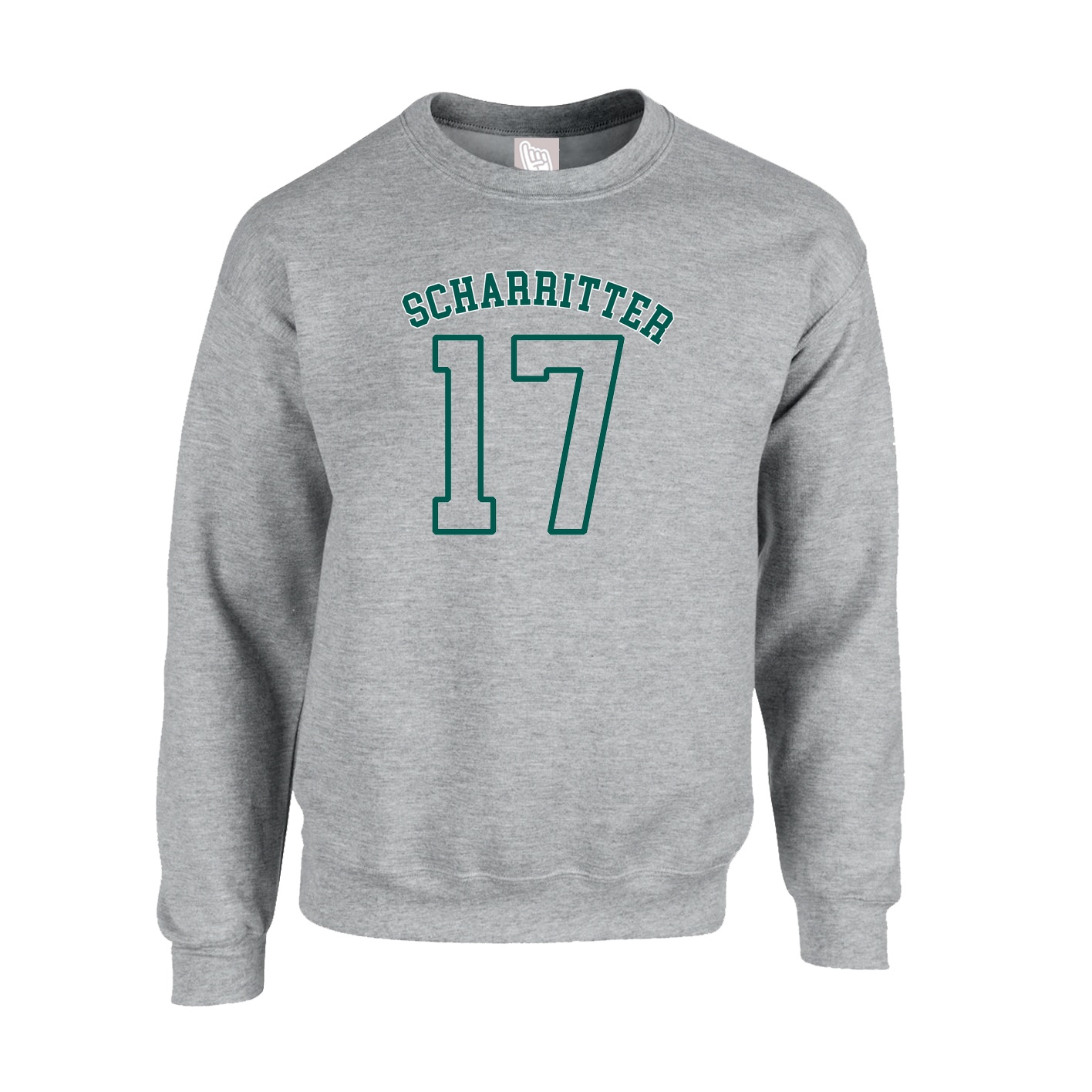 Fleece Crew — Shirsey Arch in Grey