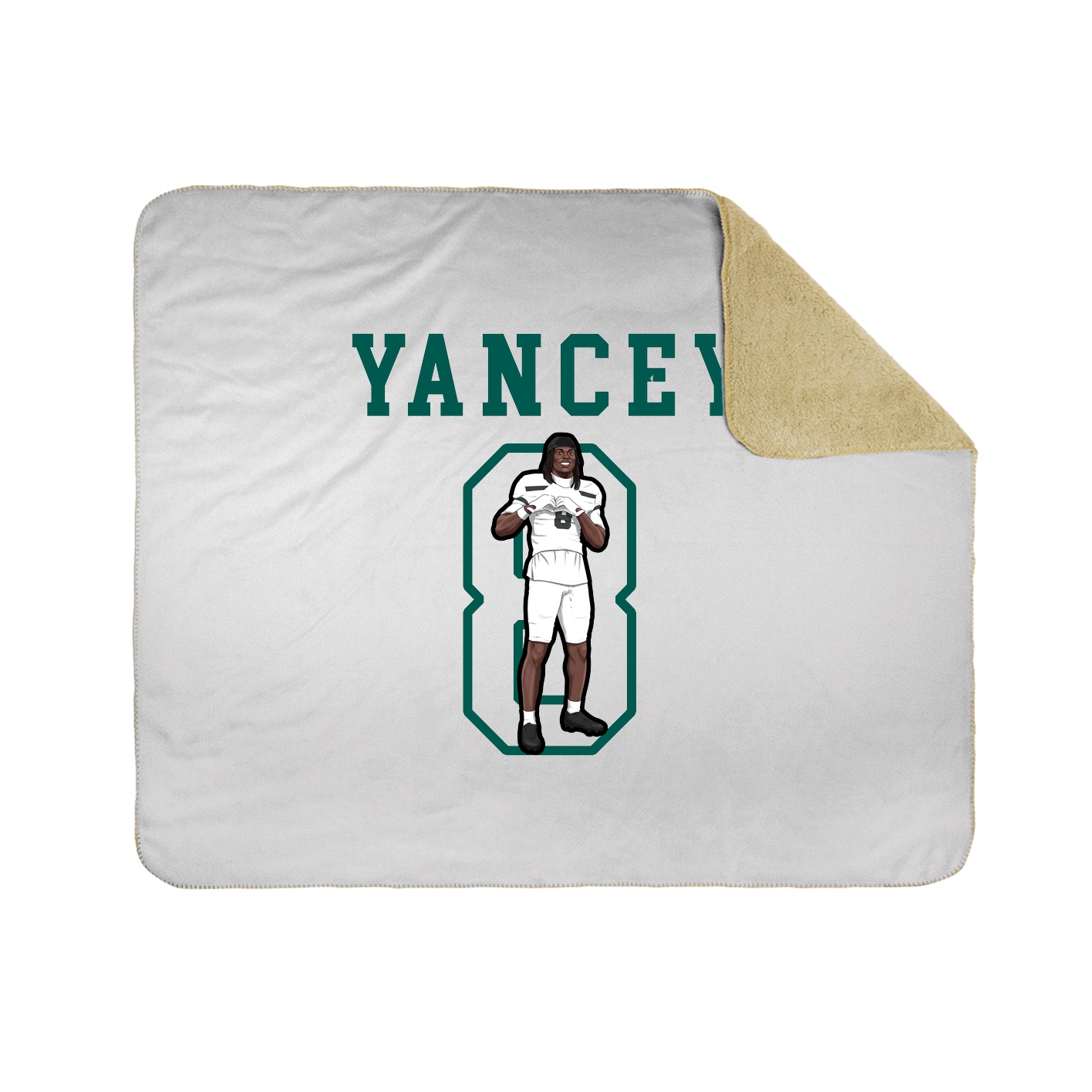 Throw Blanket — Shirsey in White