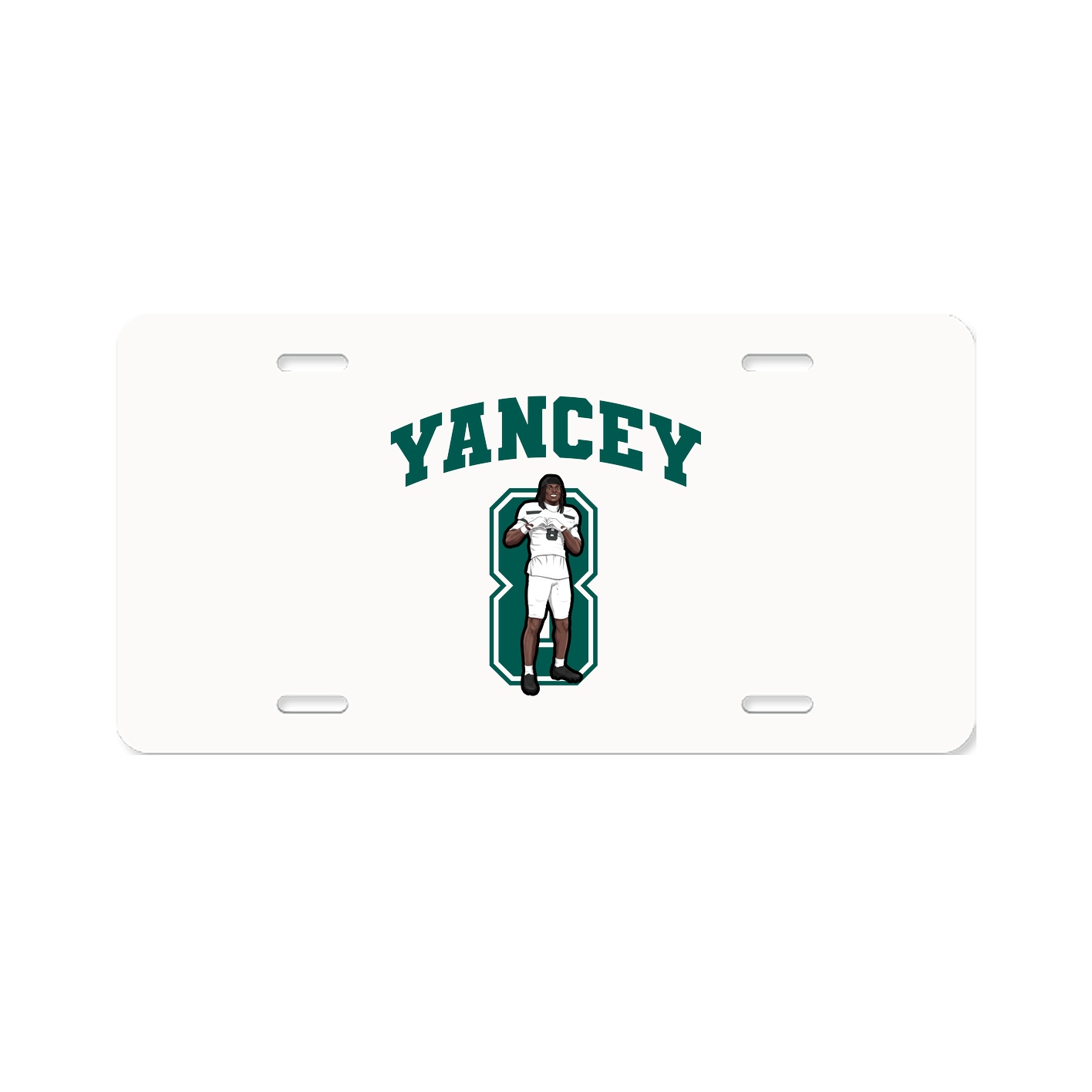 License Plate — Number in Classic