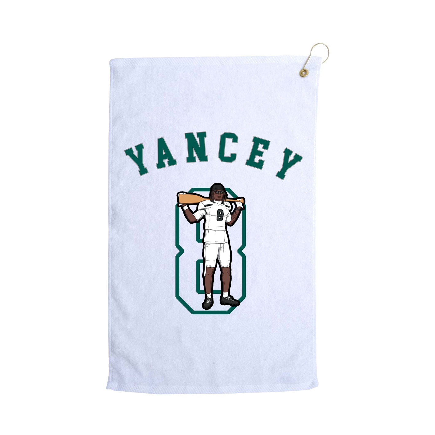 Golf Towel — Shirsey Arch in White
