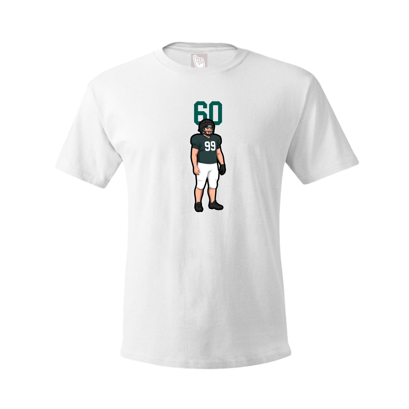 Tee — Number Top in White