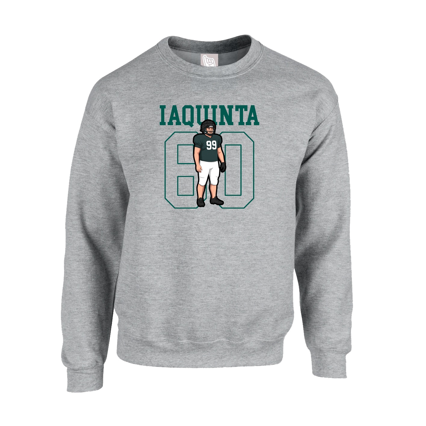 Fleece Crew — Shirsey in Grey