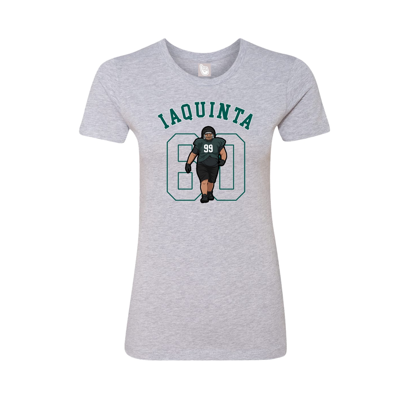 Fitted Women's Tee — Shirsey Arch in Grey