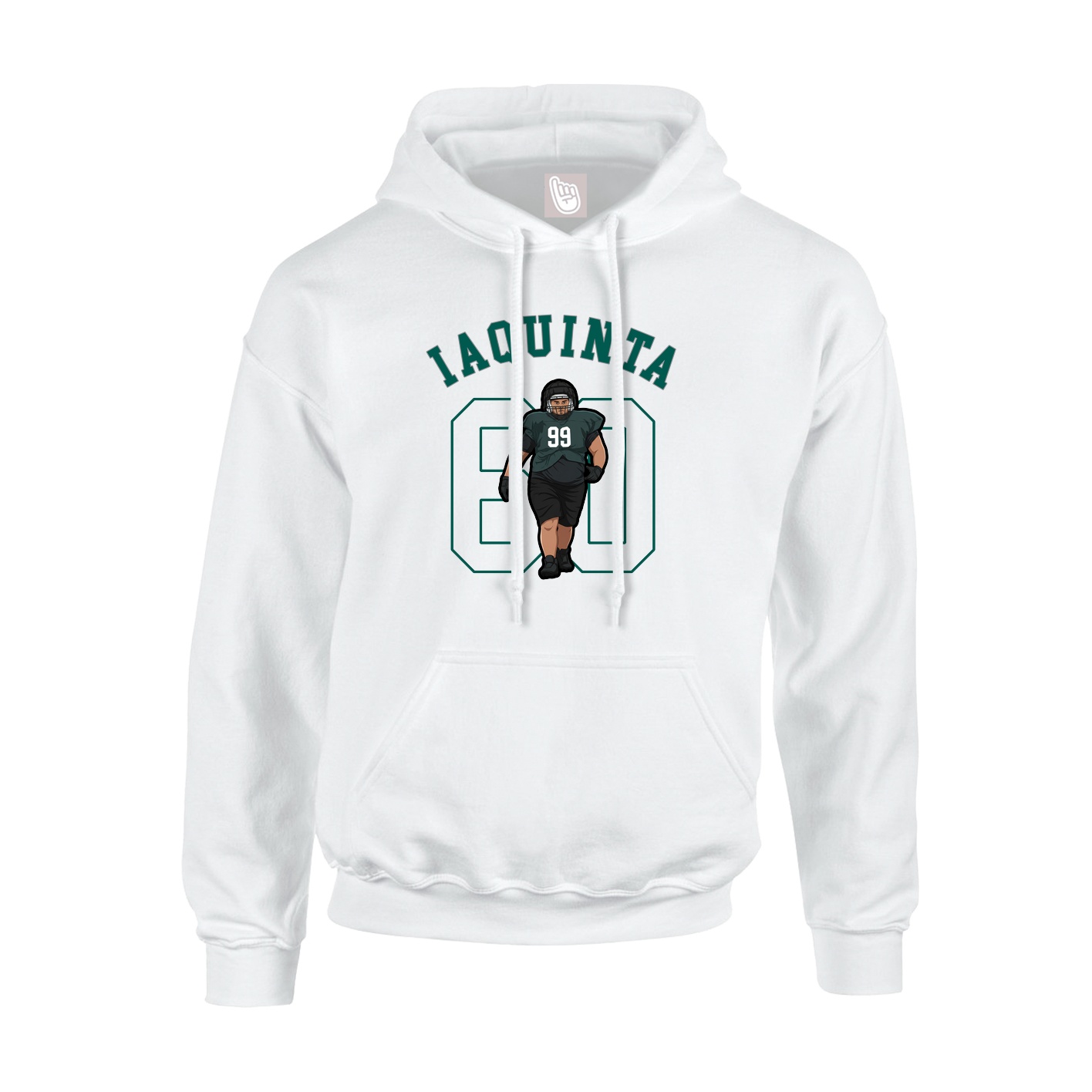 Youth Hoodie — Shirsey Arch in White