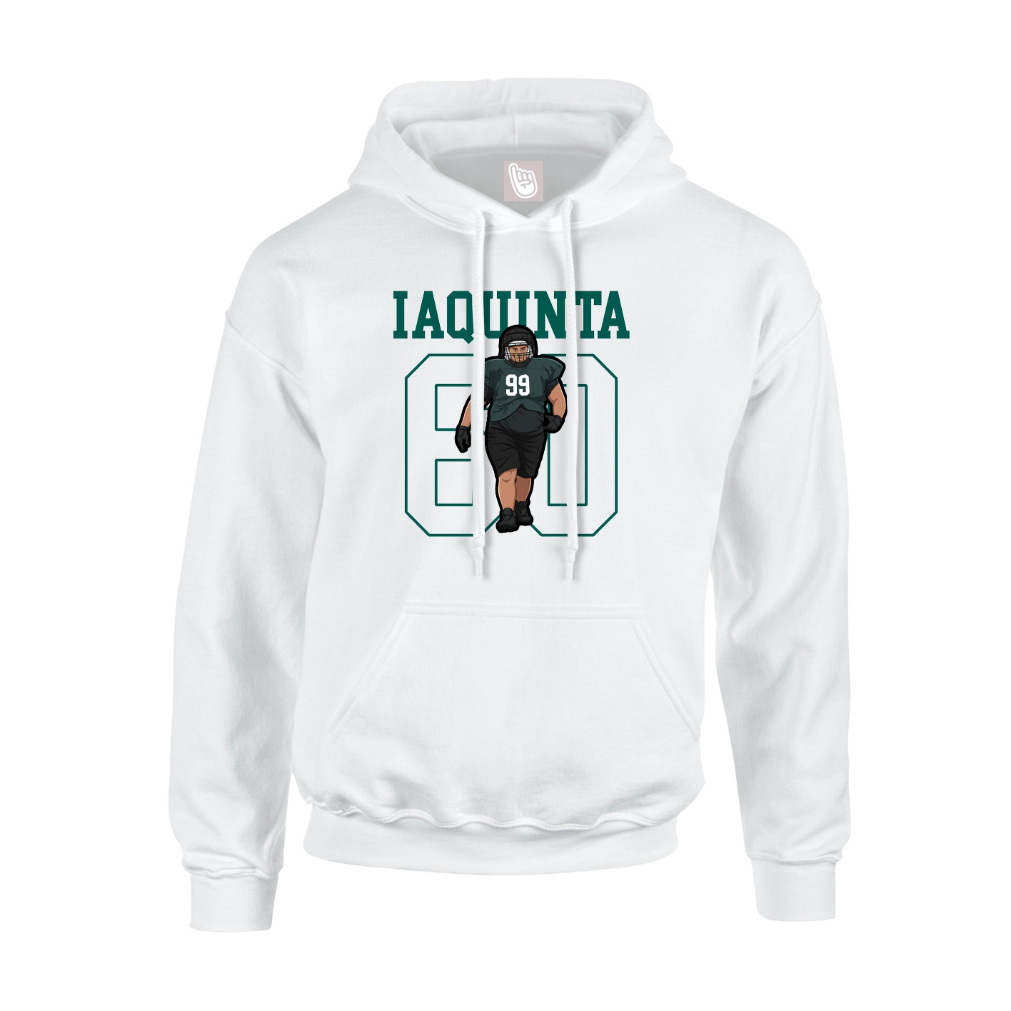 Hoodie — Shirsey in White