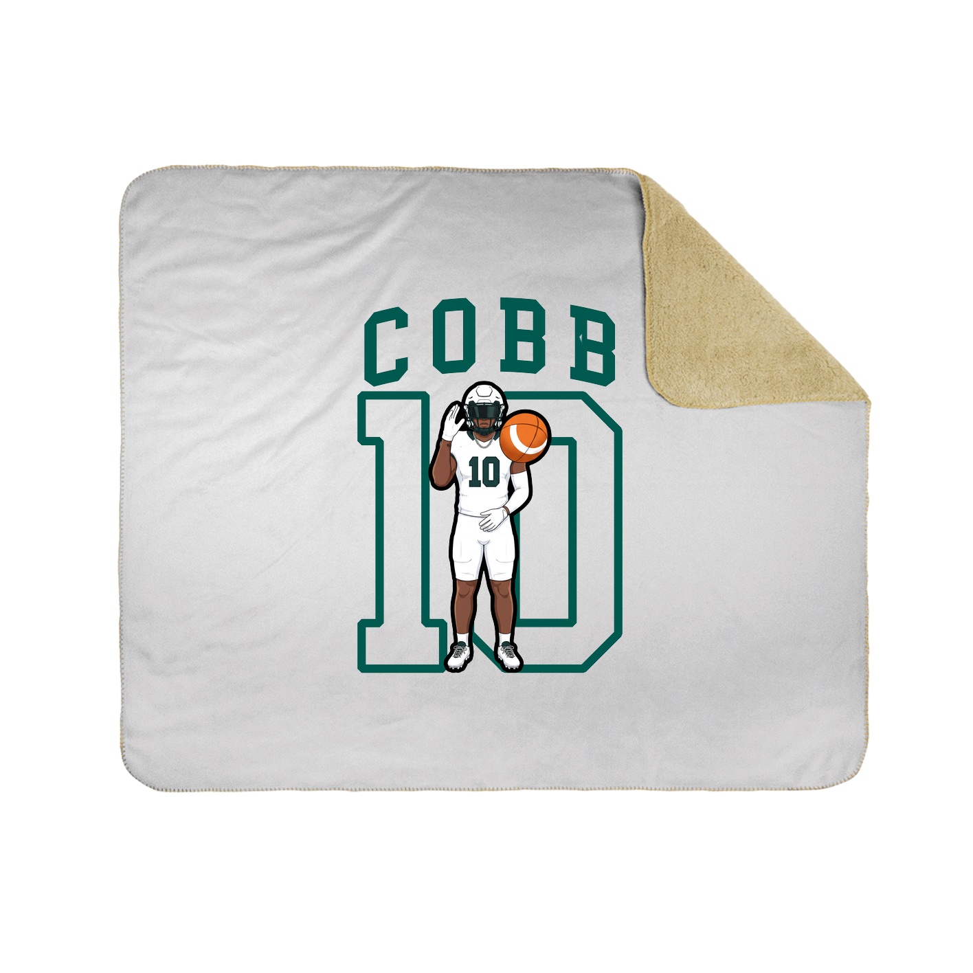 Throw Blanket — Shirsey in White