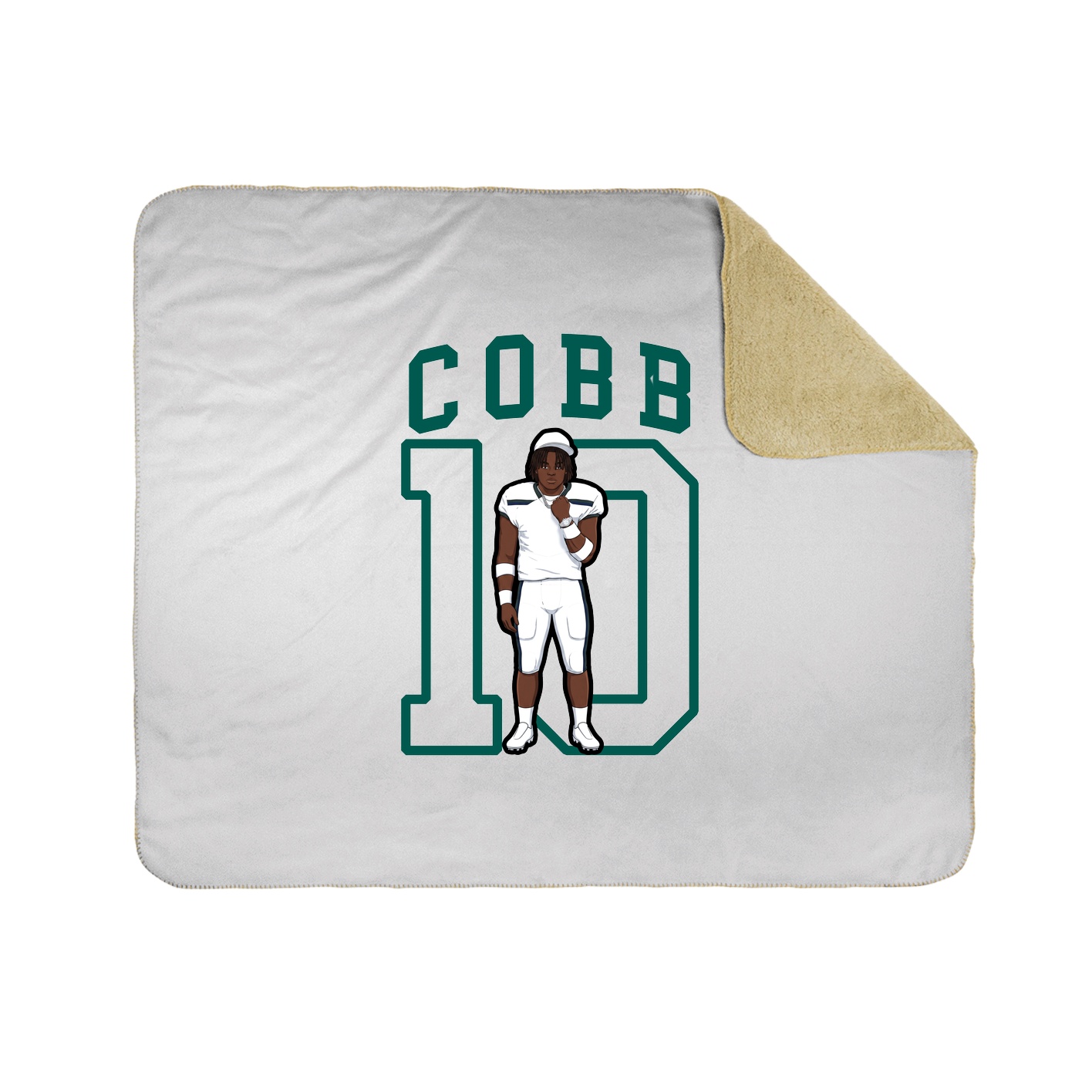 Throw Blanket — Shirsey in White