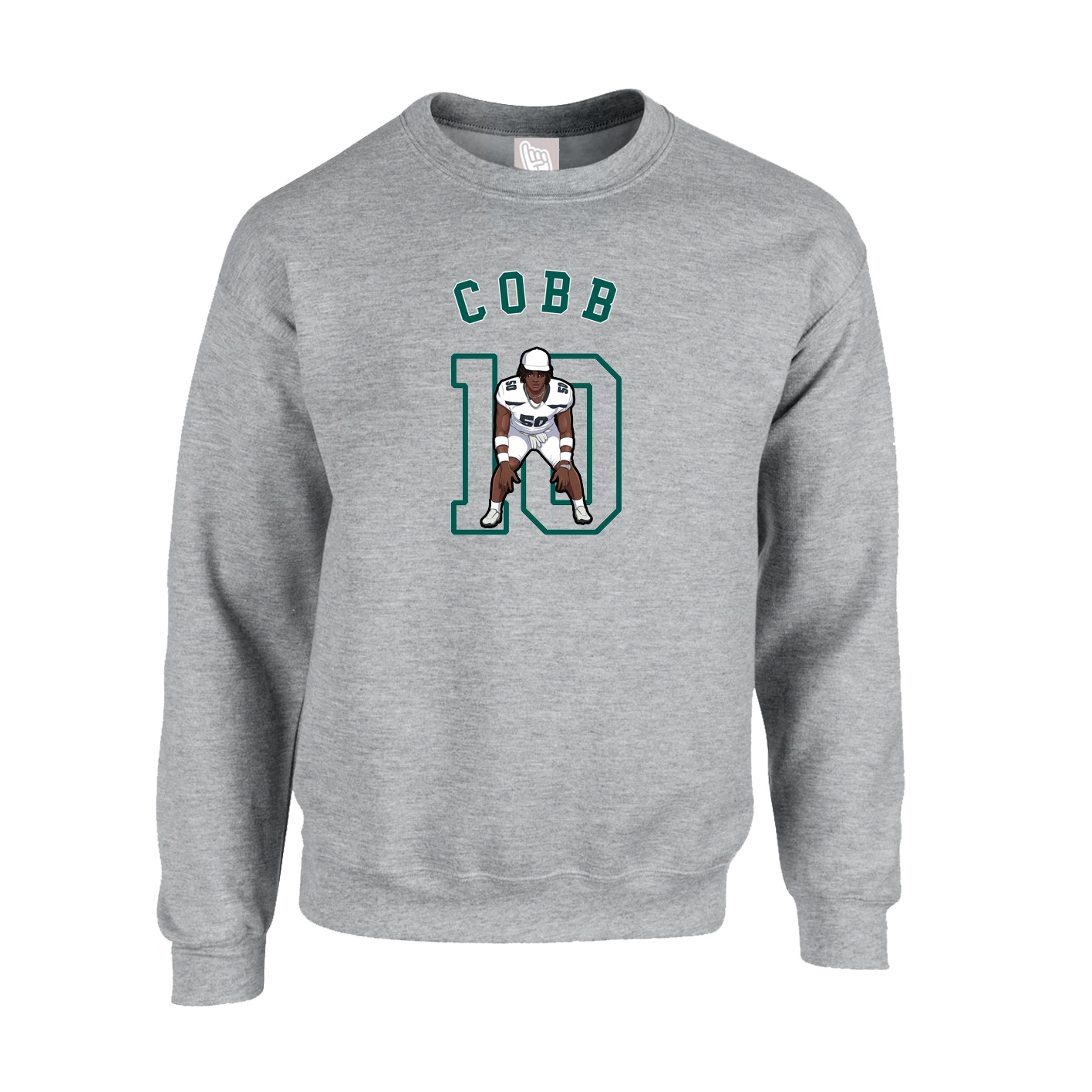 Fleece Crew — Shirsey Arch in Grey