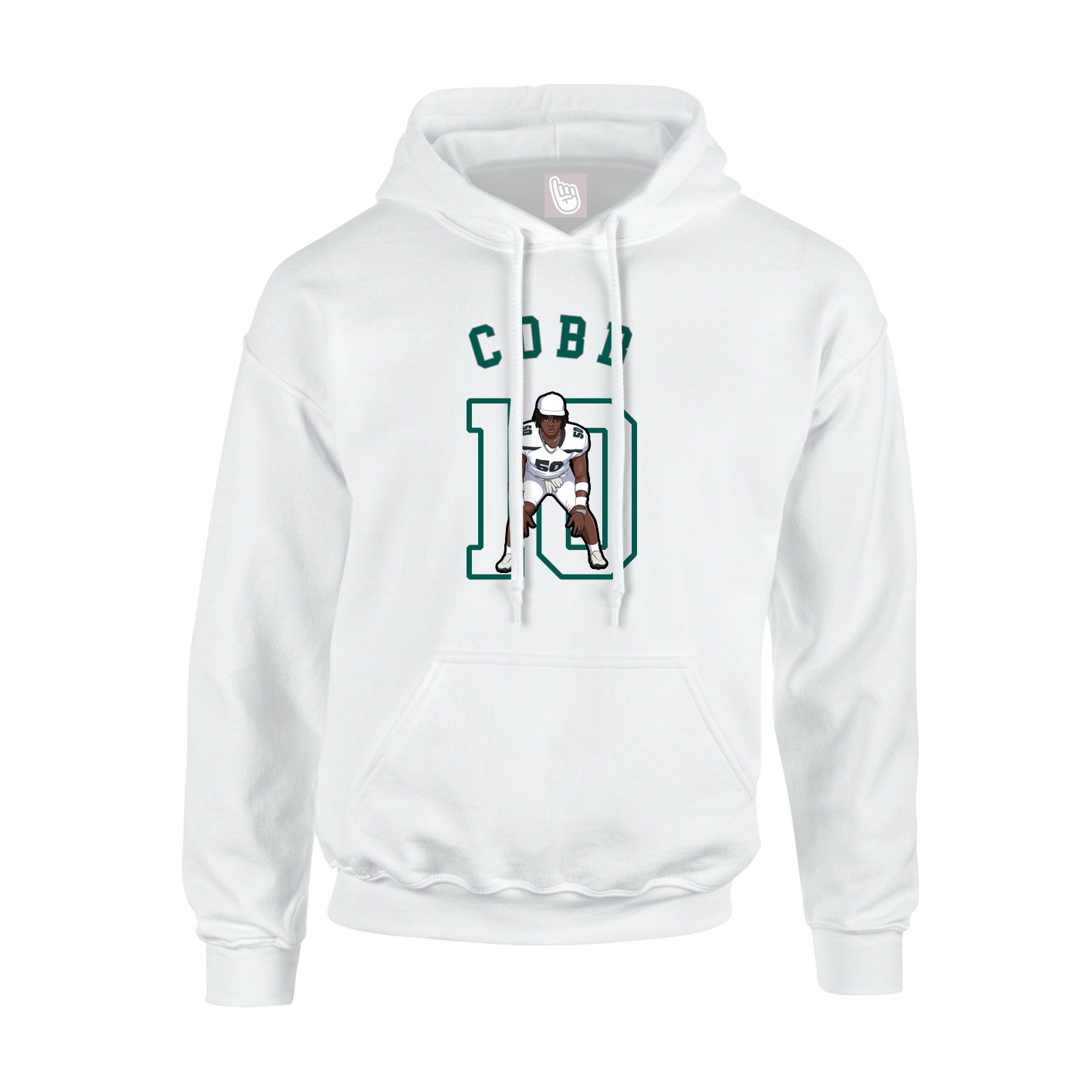 Youth Hoodie — Shirsey Arch in White