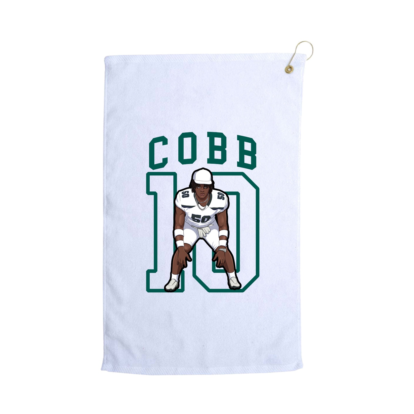 Golf Towel — Shirsey in White