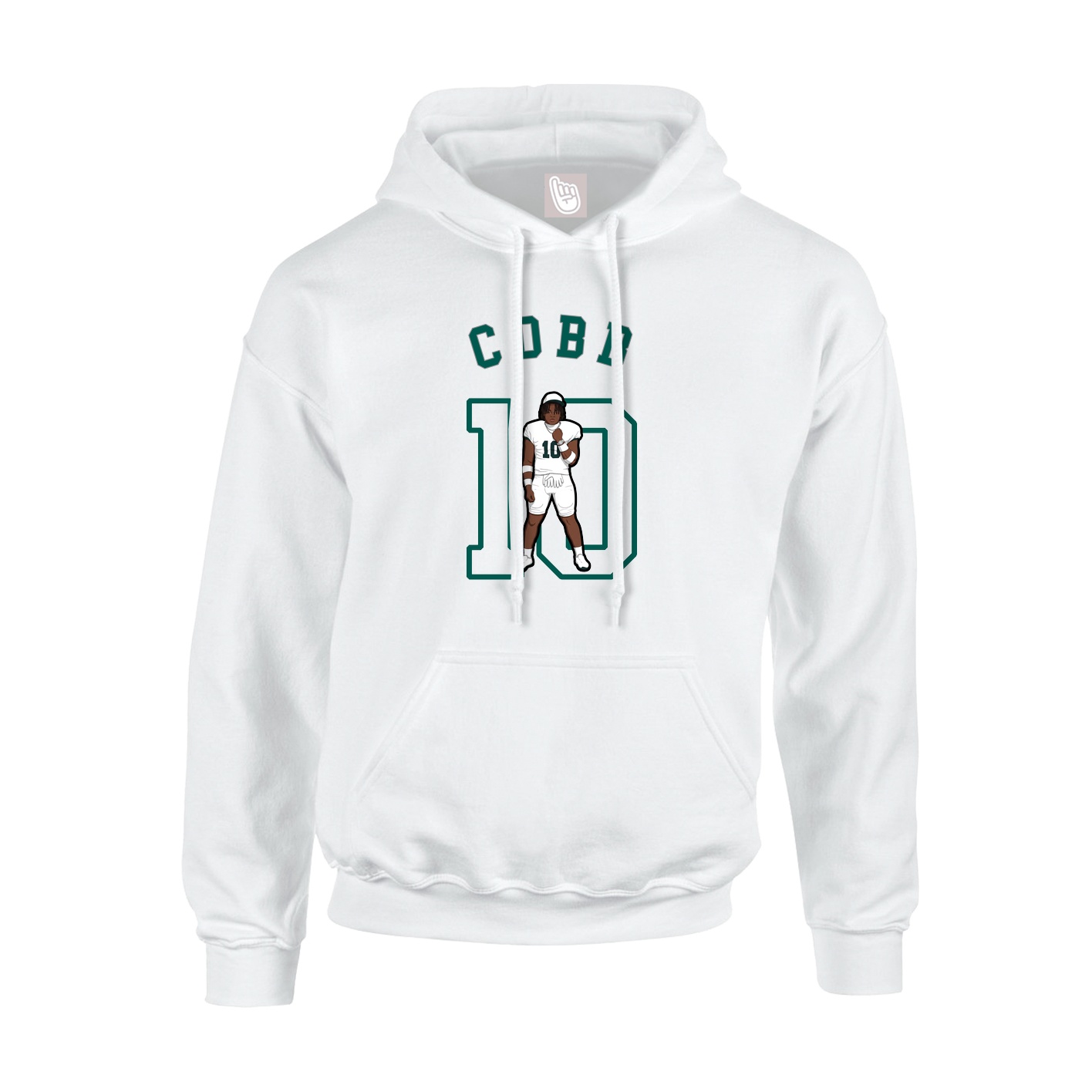 Hoodie — Shirsey Arch in White