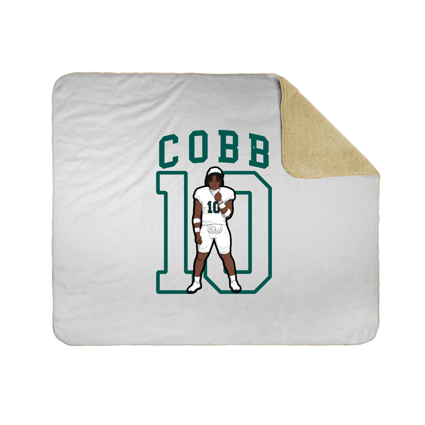 Throw Blanket — Shirsey in White