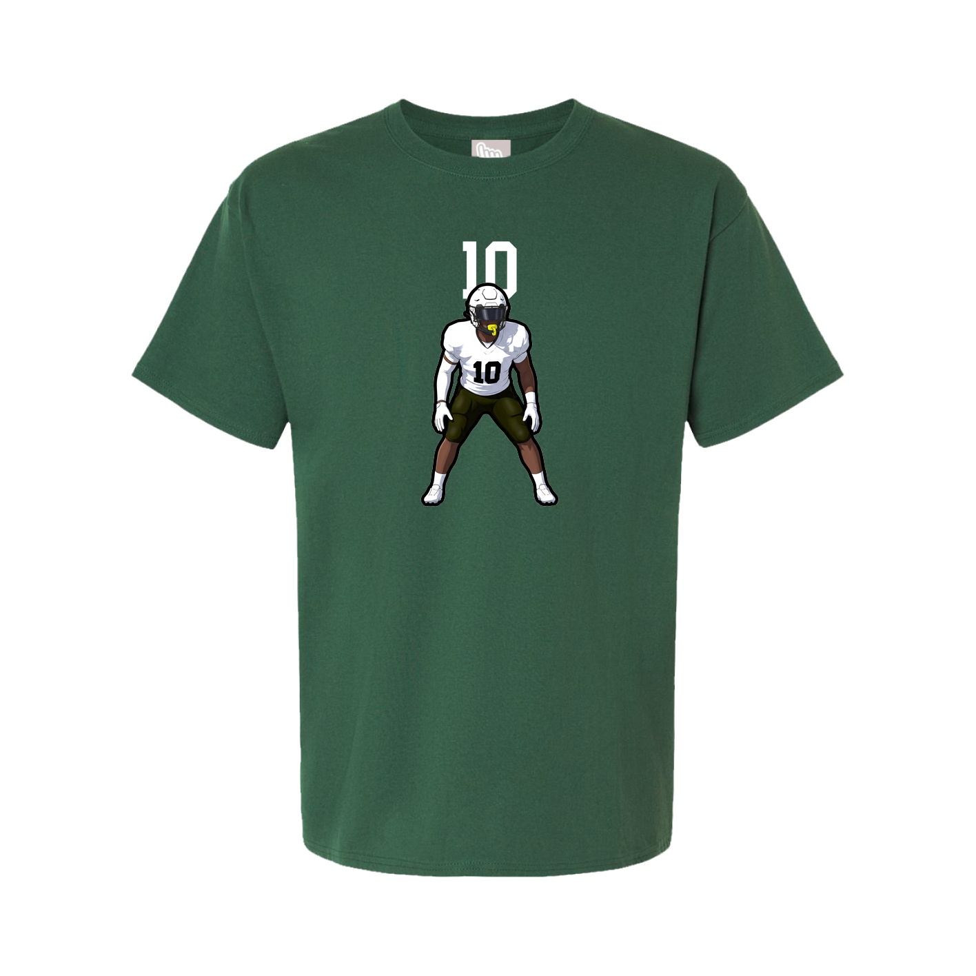 Tee — Number Top in Green