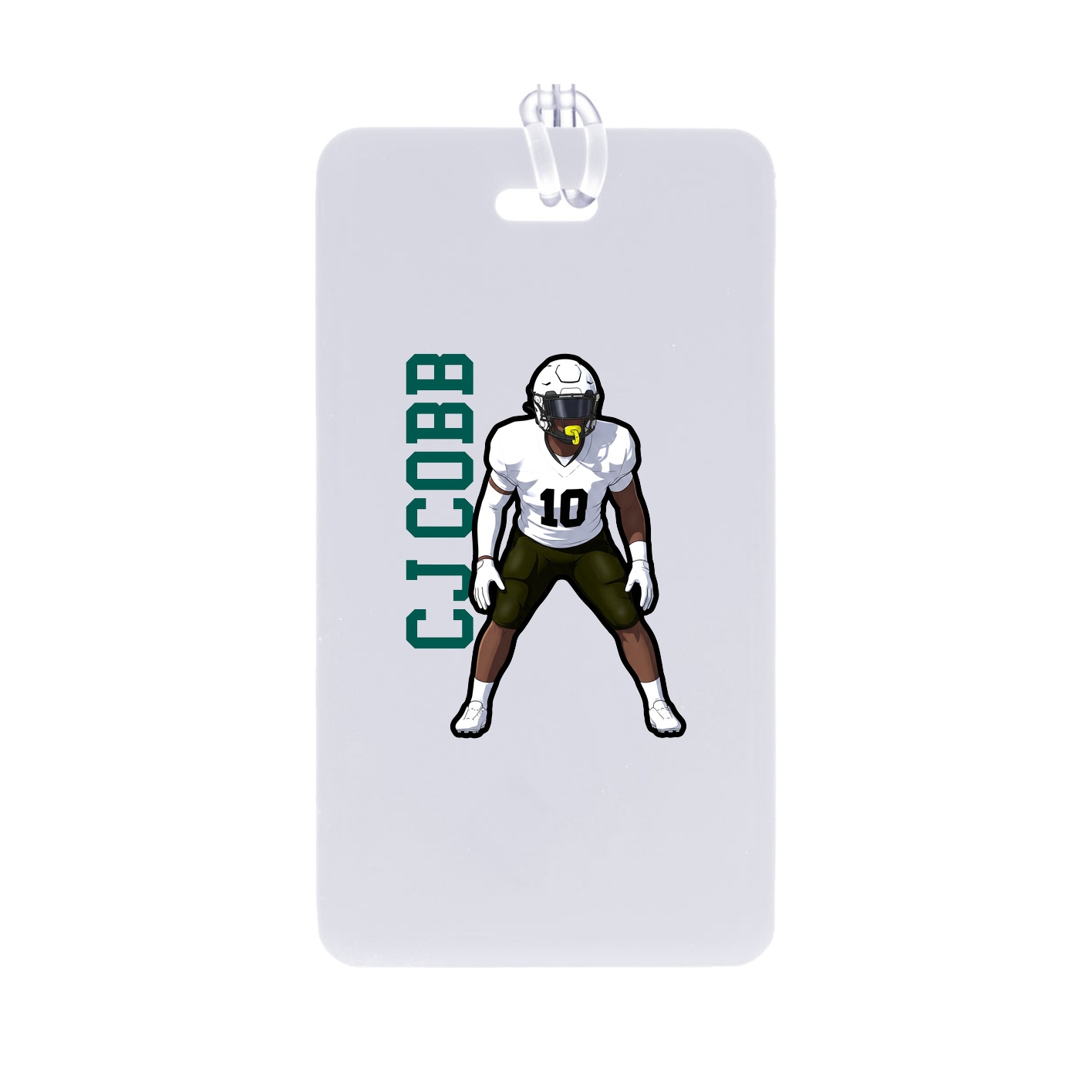 Bag Tag — Name Vertical in Classic