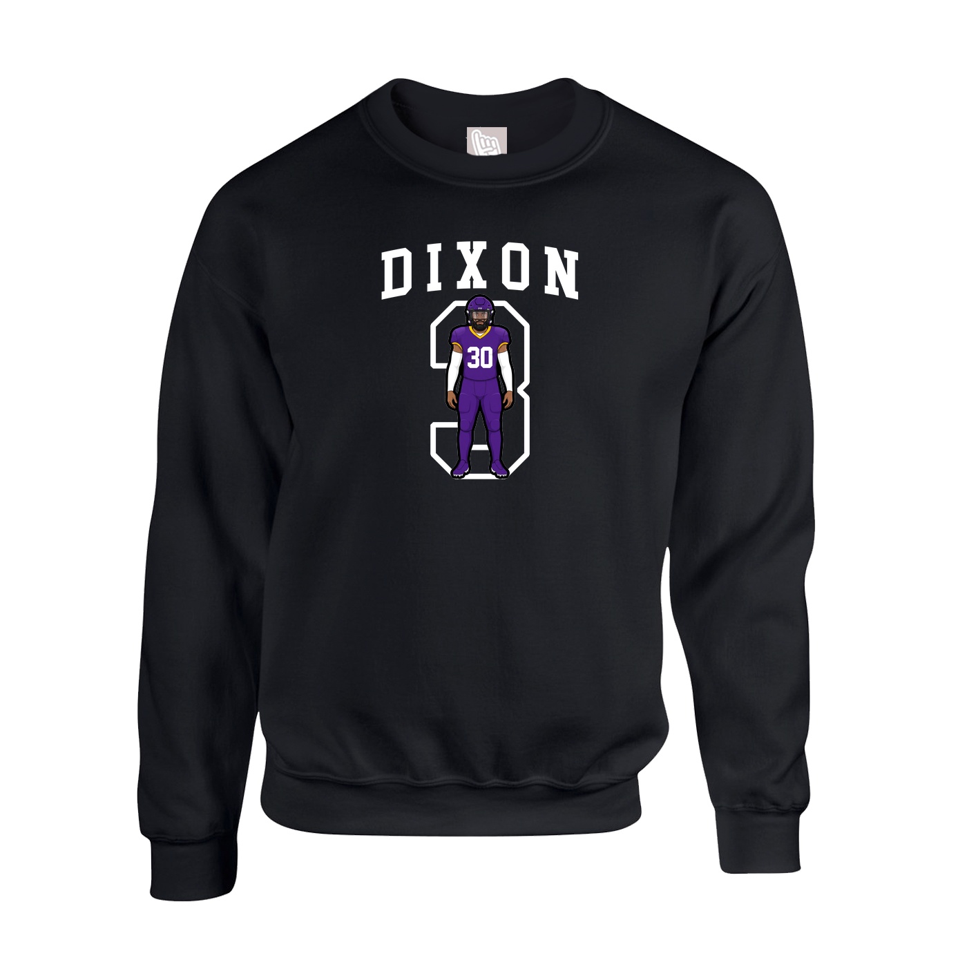 Fleece Crew — Shirsey in Black